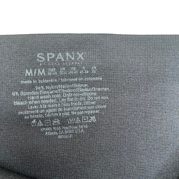 Spanx Leggings Navy Blue Shapewear Medium - Picture 8 of 9